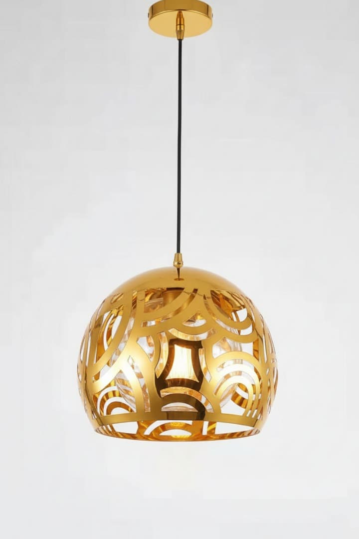 Stylish Gold Ceiling Light for Bedroom and Kitchen. - View 1