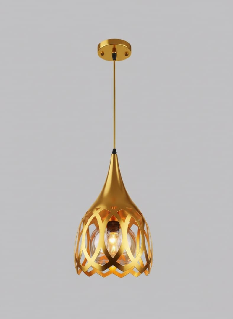 Premium Gold Hanging Lamp for Modern Homes. - View 1