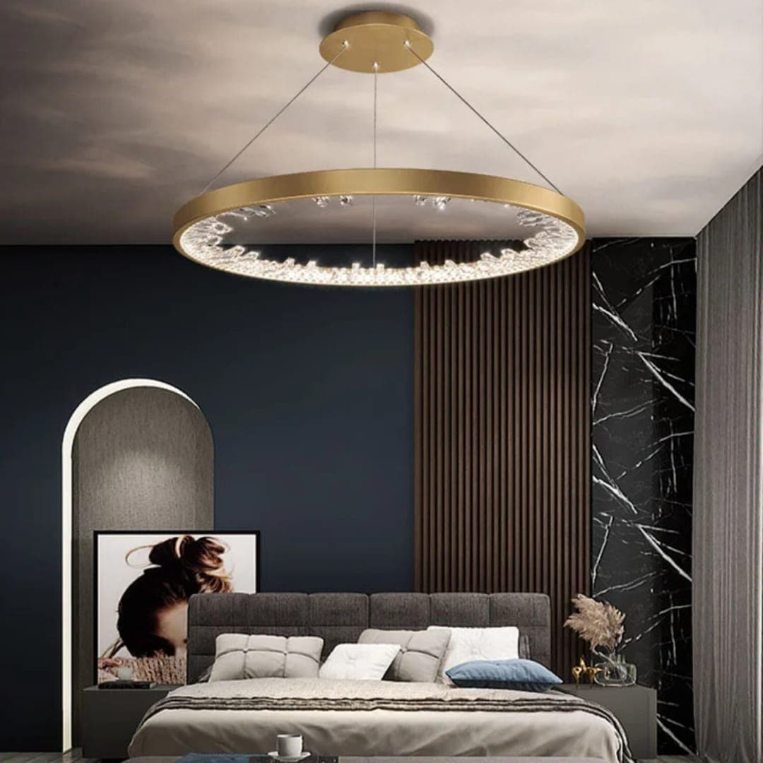 Elegant Nordic Gold Chandelier for Bedroom and Living Room. - View 1