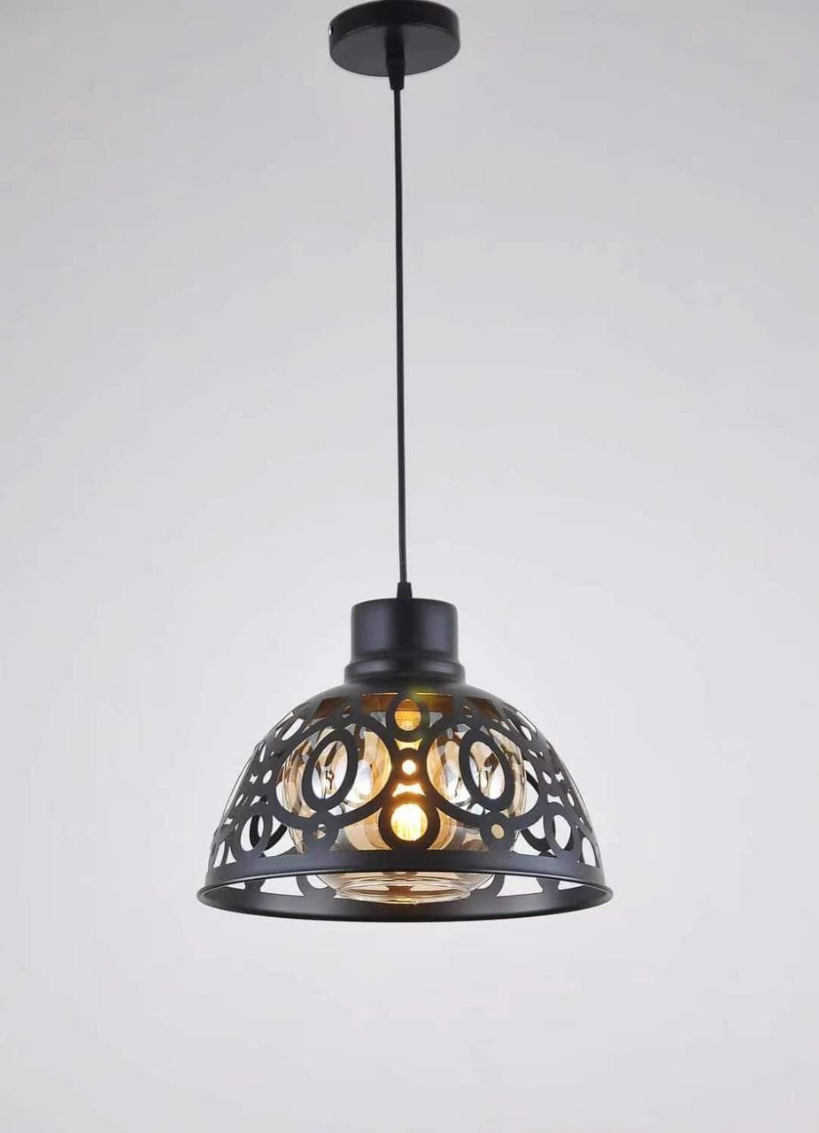 Vintage Edison Bulb Industrial Cage Pendant Light – Loft & Modern Interiors. - View 1