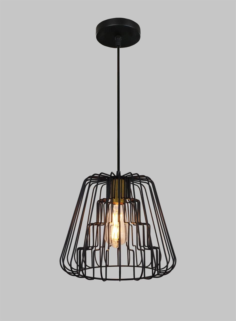 Premium Black and Copper Hanging Light – Perfect for Dining & Living Spaces. - View 1